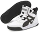 Lookbook (PS) Puma Backcourt Mid 'Hitam Putih' 374411-04
