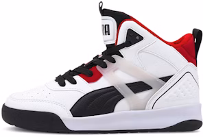 (Preschool) Puma Backcourt Mid 'White Black' 374411-01 (Preschool) Puma Backcourt Mid 'White Black' 374411-01