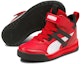 Lookbook (PS) Puma Backcourt Mid Ac Slip On 'Merah Hitam Putih' 374410-05