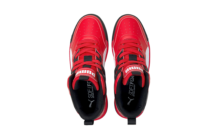 Lookbook (PS) Puma Backcourt Mid Midden-hoge Sneakers Rood 374411-05