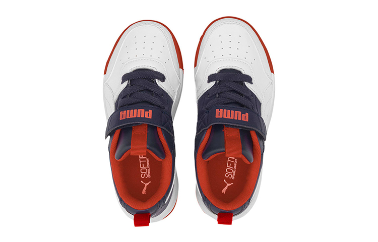 Lookbook (PS) Puma Backcourt SL AC Blau/Rot ''Weiß'' Sneakers. 374407-03