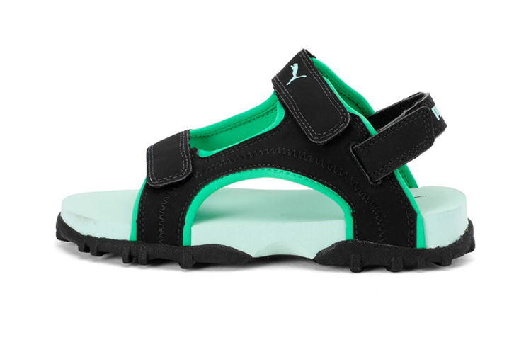 (Preschool) Puma Bambi IDP Sandals Green 339840-02