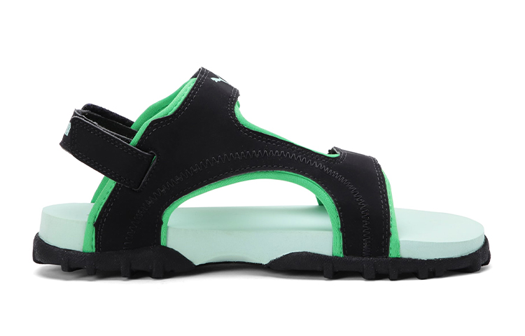 Order (PS) Puma Bambi Ps Idp Sandaal Kinderen Zwart/Groen 339839-02