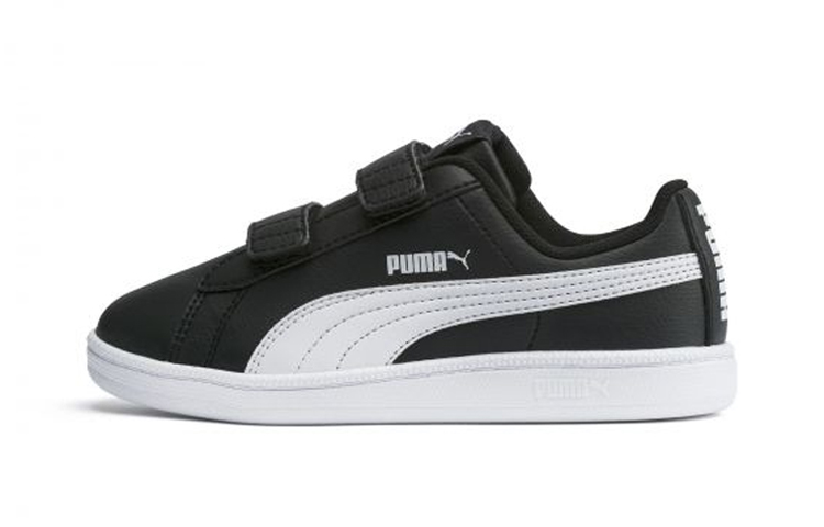 (Preschool) Puma Baseline Black White 'Magic Tape Low-Top Anti-Slip' 373602-01