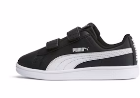 (Preschool) Puma Baseline Black White 'Magic Tape Low-Top Anti-Slip' 373602-01 (Preschool) Puma Baseline Black White 'Magic Tape Low-Top Anti-Slip' 373602-01