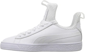 (Preschool) Puma Basket 'Comfortable Versatile White Low Top' 365957-01 (Preschool) Puma Basket 'Comfortable Versatile White Low Top' 365957-01