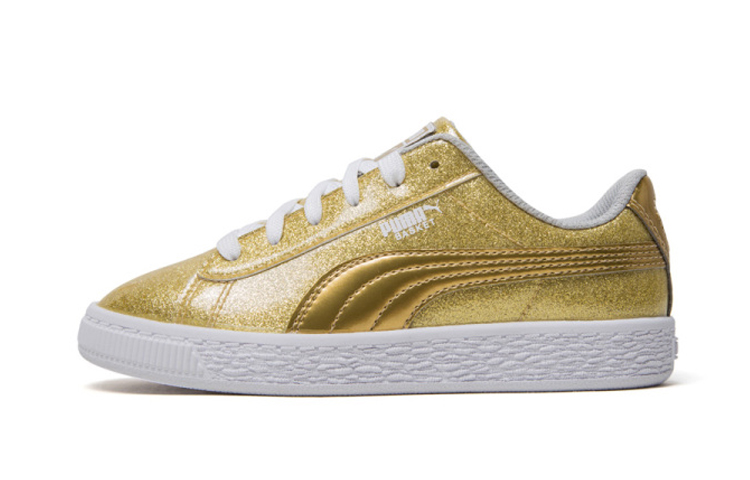 (Preschool) Puma Basket 'Metallic Gold' 369550-01