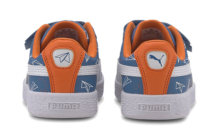 Shop (PS) 彪马Basket纸飞机休闲板鞋 白/蓝/橙 371187-02