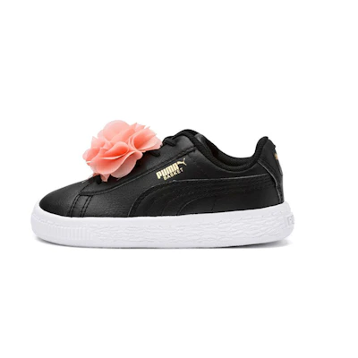 (PS) Puma Basket Black 'Flower -'