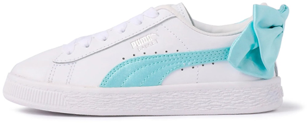 (Preschool) Puma Basket Bow AC 'White Blue' 367322-03 Buy (Preschool) Puma Basket Bow AC 'White Blue' 367322-03