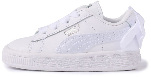 中童 PUMA Basket Bow Ac 蝴蝶結 簡約舒適 休閒 低幫 兒童板鞋 白 Buy 中童 PUMA Basket Bow Ac 蝴蝶結 簡約舒適 休閒 低幫 兒童板鞋 白