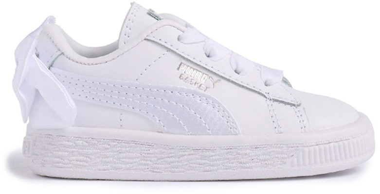(Preschool) Puma Basket Bow AC 'White Bow' 367322-01 Order (Preschool) Puma Basket Bow AC 'White Bow' 367322-01