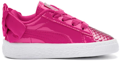 Order 中童 PUMA Basket Bow Coated Glam AC PS 低筒 兒童板鞋 粉