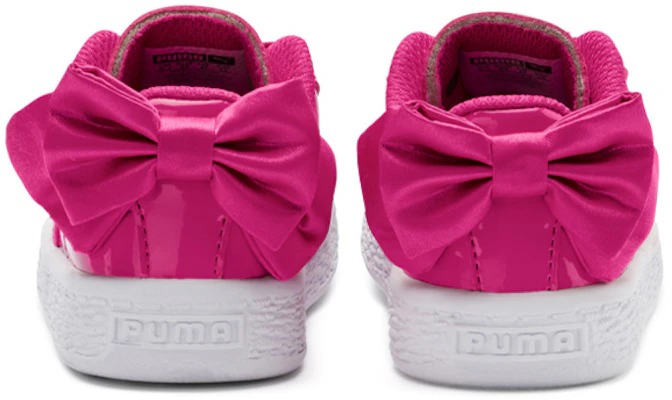 中童 PUMA Basket Bow Coated Glam AC PS 低筒 兒童板鞋 粉 Shop 中童 PUMA Basket Bow Coated Glam AC PS 低筒 兒童板鞋 粉