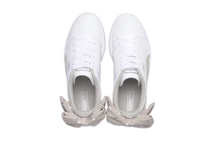 Lookbook (PS) Puma Basket Bow Dots Jr 'Putih' 368980-03