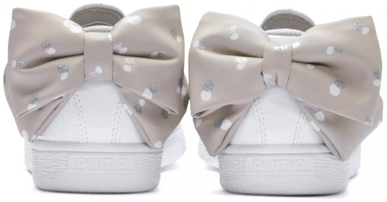 (PS) 彪马 Basket Bow Dots Jr白色童鞋 368980-03 Shop (PS) 彪马 Basket Bow Dots Jr白色童鞋 368980-03
