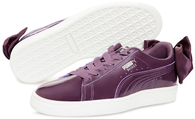 (Youth) Puma Basket Bow Glam Jr Leisure Sneakers K Purple 368224-02 Lookbook (Youth) Puma Basket Bow Glam Jr Leisure Sneakers K Purple 368224-02