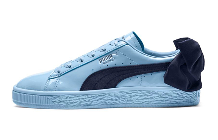 (Preschool) Puma Basket Bow Patent 'Blue Bow' 367621-01