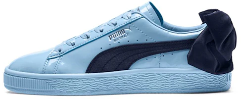 (Preschool) Puma Basket Bow Patent 'Blue Bow' 367621-01 (Preschool) Puma Basket Bow Patent 'Blue Bow' 367621-01