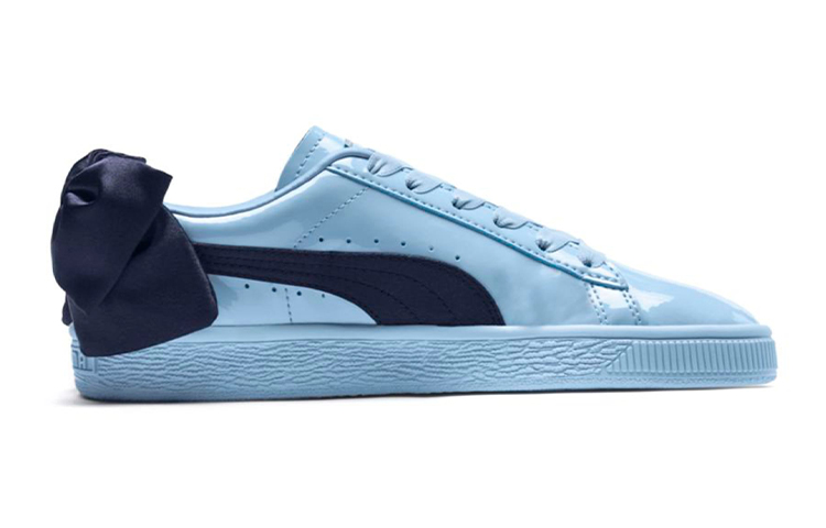 Order (PS) Puma Basket Bow Patent 'Blue Bow' Sepatu Wanita 367621-01