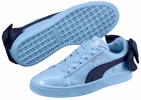 (Preschool) Puma Basket Bow Patent 'Blue Bow' 367621-01 Lookbook (Preschool) Puma Basket Bow Patent 'Blue Bow' 367621-01