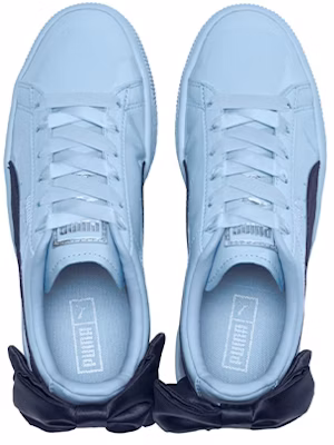 (Preschool) Puma Basket Bow Patent 'Blue Bow' 367621-01 Shop (Preschool) Puma Basket Bow Patent 'Blue Bow' 367621-01