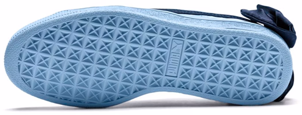 (Preschool) Puma Basket Bow Patent 'Blue Bow' 367621-01 Details for (Preschool) Puma Basket Bow Patent 'Blue Bow' 367621-01