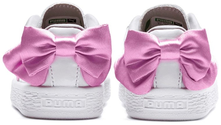 中童 PUMA Basket Bow Patent 蝴蝶結 運動 低幫 兒童板鞋 白 Lookbook 中童 PUMA Basket Bow Patent 蝴蝶結 運動 低幫 兒童板鞋 白