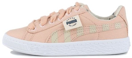 (Preschool) Puma Basket Canvas 'TIme 4 Change - Pink Sand' 371756-01 (Preschool) Puma Basket Canvas 'TIme 4 Change - Pink Sand' 371756-01