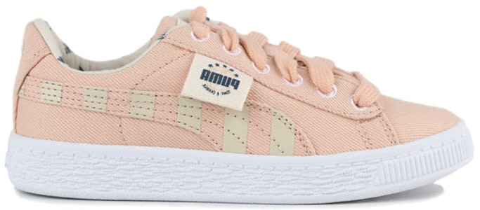 (PS) 彪马Basket Canvas 'Time 4 Change - 粉沙色' 女鞋 371756-01 Order (PS) 彪马Basket Canvas 'Time 4 Change - 粉沙色' 女鞋 371756-01