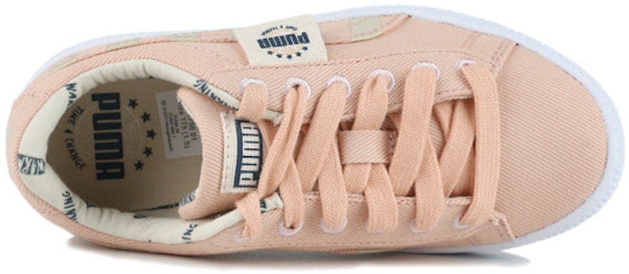 (Preschool) Puma Basket Canvas 'TIme 4 Change - Pink Sand' 371756-01 Lookbook (Preschool) Puma Basket Canvas 'TIme 4 Change - Pink Sand' 371756-01