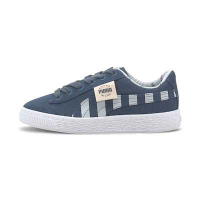 (PS) Puma Basket Canvas Little 'TIme 4 Change - Dark Denim'