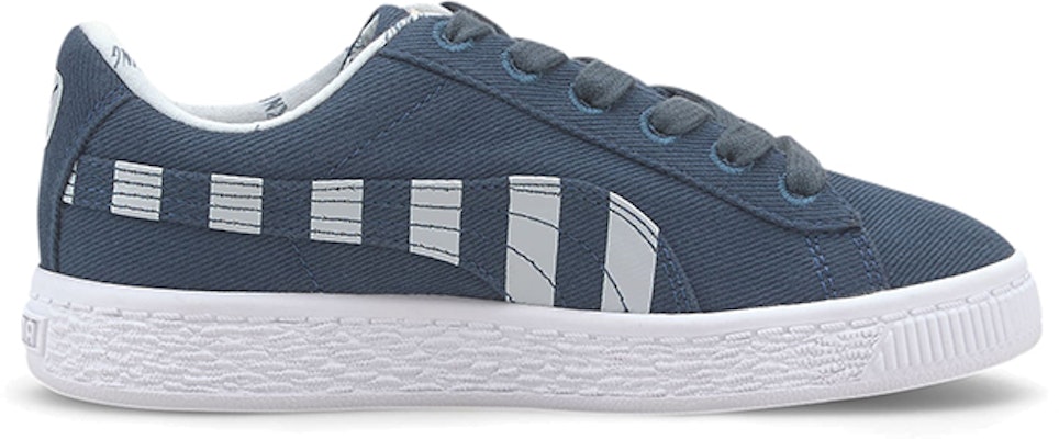 (Preschool) Puma Basket Canvas Little 'TIme 4 Change - Dark Denim' 371756-02 Order (Preschool) Puma Basket Canvas Little 'TIme 4 Change - Dark Denim' 371756-02