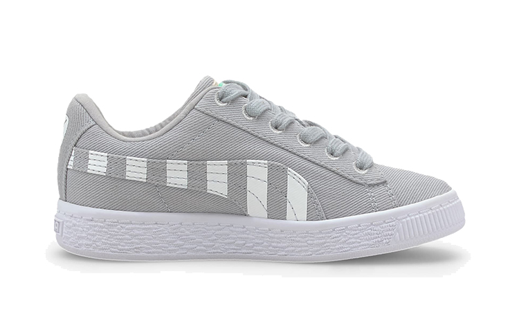 Order (PS) Puma Basket Canvas Little ''Time 4 Change - Gris Clair'' 371756-03