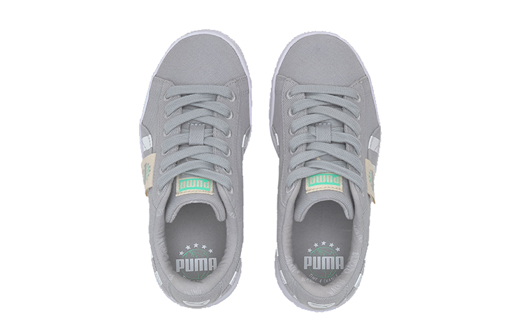 Lookbook (PS) Puma Basket Canvas Little ''Time 4 Change - Gris Clair'' 371756-03