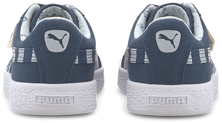 (Preschool) Puma Basket Canvas Little 'TIme 4 Change - Dark Denim' 371756-02 Shop (Preschool) Puma Basket Canvas Little 'TIme 4 Change - Dark Denim' 371756-02