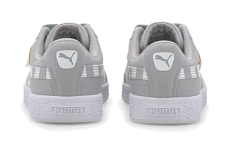 Shop (PS) Puma Basket Canvas Little ''Time 4 Change - Gris Clair'' 371756-03
