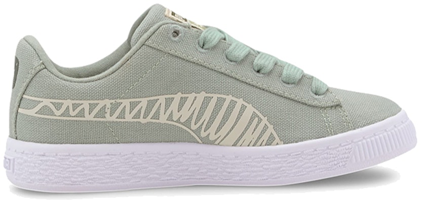 (Preschool) Puma Basket Canvas Winter Little Kid 'Time 4 Change - Aqua Grey' 374301-03 Order (Preschool) Puma Basket Canvas Winter Little Kid 'Time 4 Change - Aqua Grey' 374301-03
