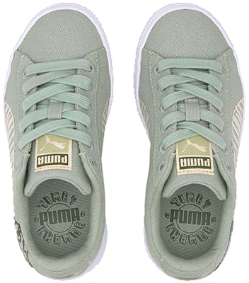 (Preschool) Puma Basket Canvas Winter Little Kid 'Time 4 Change - Aqua Grey' 374301-03 Lookbook (Preschool) Puma Basket Canvas Winter Little Kid 'Time 4 Change - Aqua Grey' 374301-03