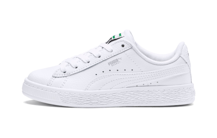 (PS) Puma Basket Classic Kid's Trainers White