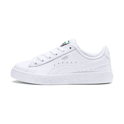 (PS) Puma Basket Classic Kid's Trainers White