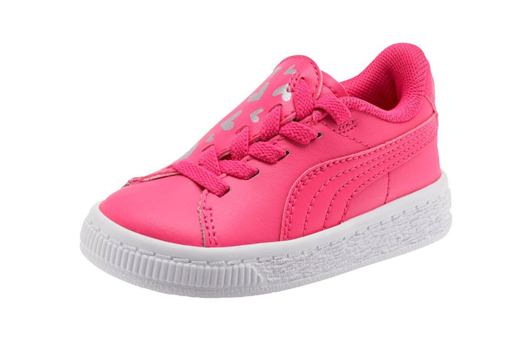 Lookbook (PS) Puma Basket Crush ''Glitzer Herzen Rosa'' 369671-01