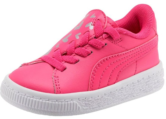 (PS) Puma Basket Crush 'Hati Berkilau Merah Muda' 369671-01 Lookbook (PS) Puma Basket Crush 'Hati Berkilau Merah Muda' 369671-01