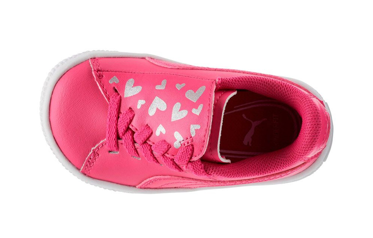 Shop (PS) Puma Basket Crush ''Glitzer Herzen Rosa'' 369671-01