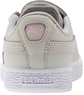 中童 PUMA Basket Crush Glitter Hearts AC 愛心 潮流百搭休閒 低幫 兒童板鞋 灰 Purchase 中童 PUMA Basket Crush Glitter Hearts AC 愛心 潮流百搭休閒 低幫 兒童板鞋 灰