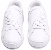 Shop 中童 PUMA Basket Crush Ac 休閒 輕便平衡 低筒 兒童板鞋 白
