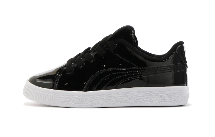 (Preschool) Puma Basket Crush Patent AC 'Simplified Casual Black' 369675-03