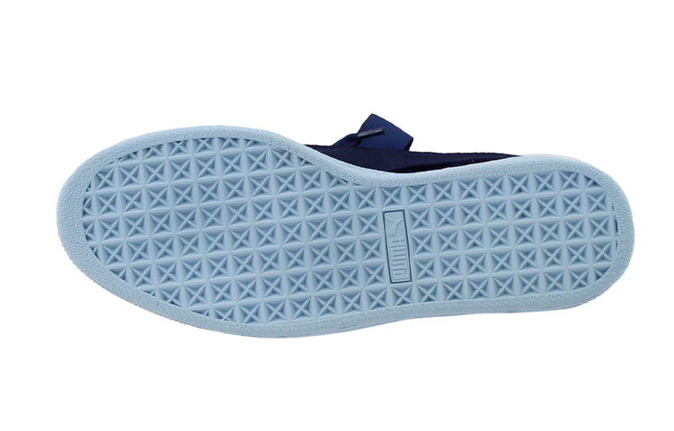 (PS) Puma Basket Heart Velour Low-Top Sneakers K Blue 圖 5