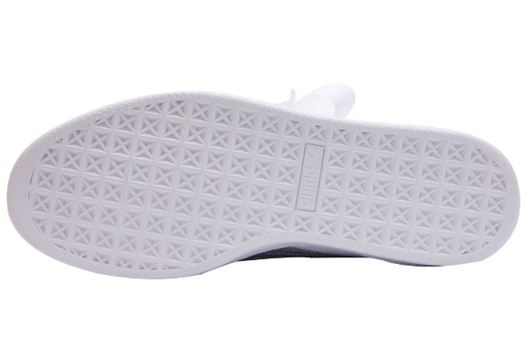 (PS) Puma Basket Heart Coated Glam Jr 'Silver White' 圖 4