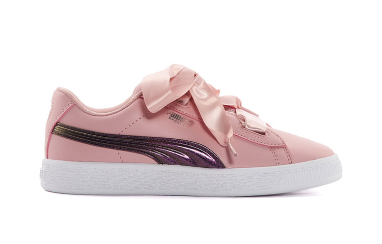(PS) Puma Basket Heart Shimmer Casual Shoes Pink/White 圖 2